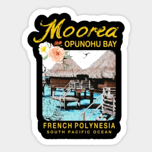 Moorea Bungalow Resort French Polynesia Sticker